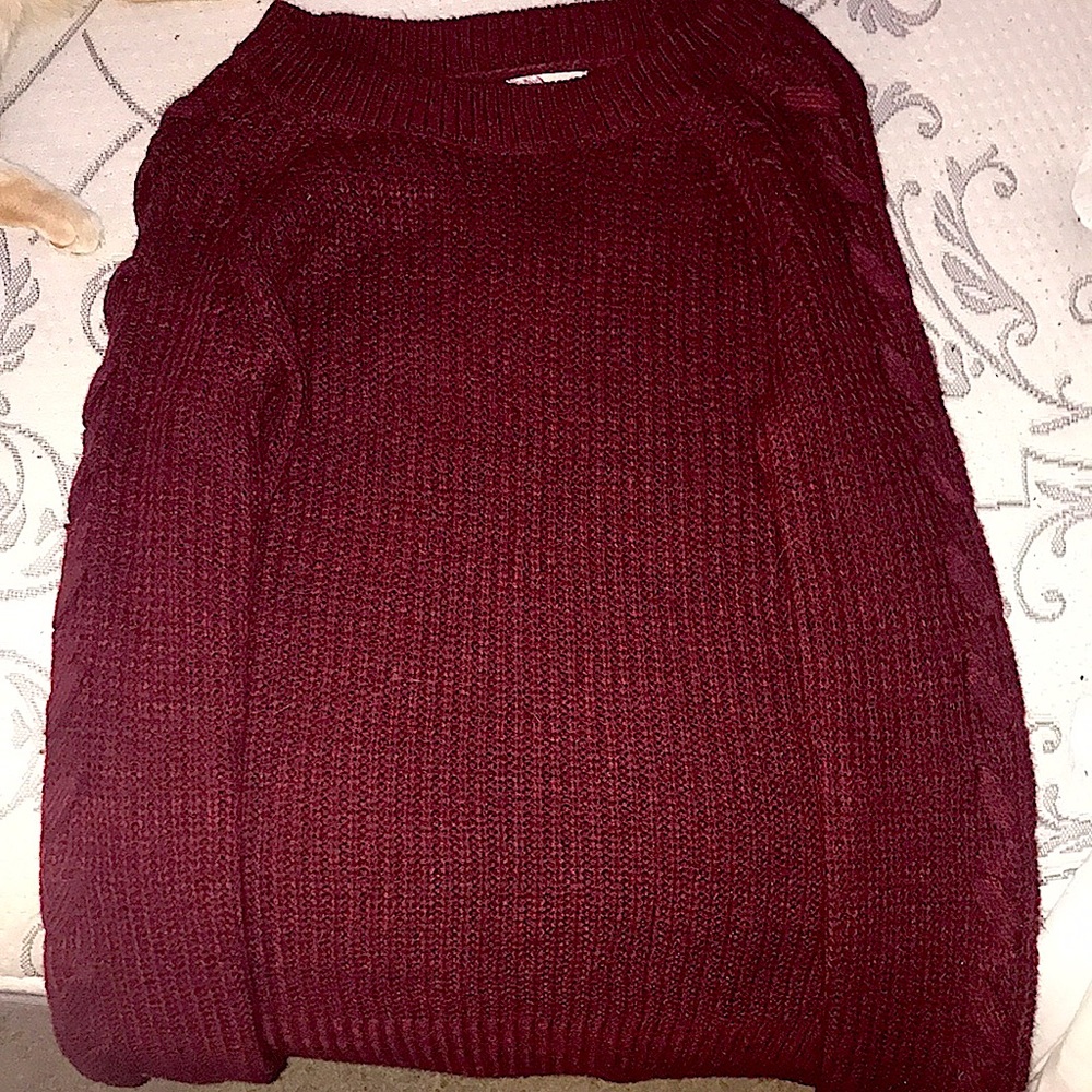 Burgundy Sweater
